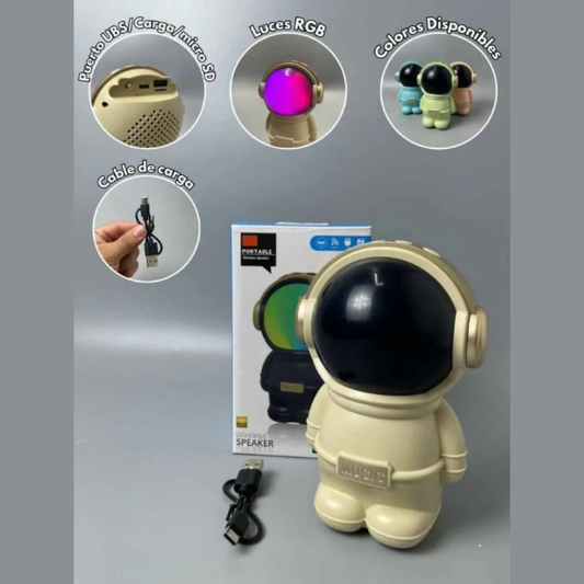 Parlante Bluetooth Astronauta por mayor - Bazar Mayorista