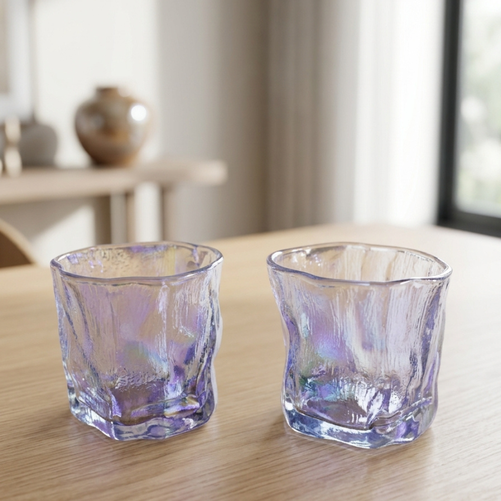 Set x6 vasos bajos glacier tornasol por mayor - Bazar Mayorista