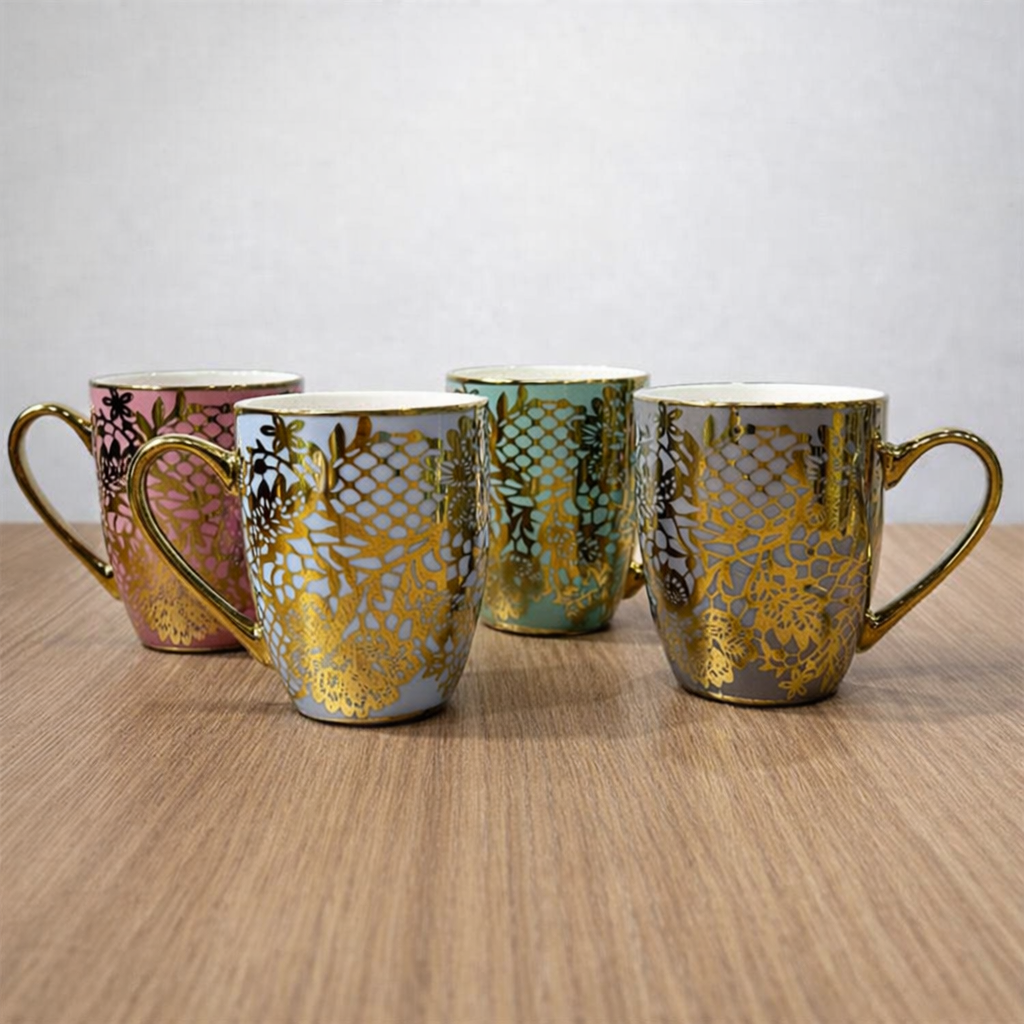 Taza Diseño Gold por mayor - Bazar Mayorista