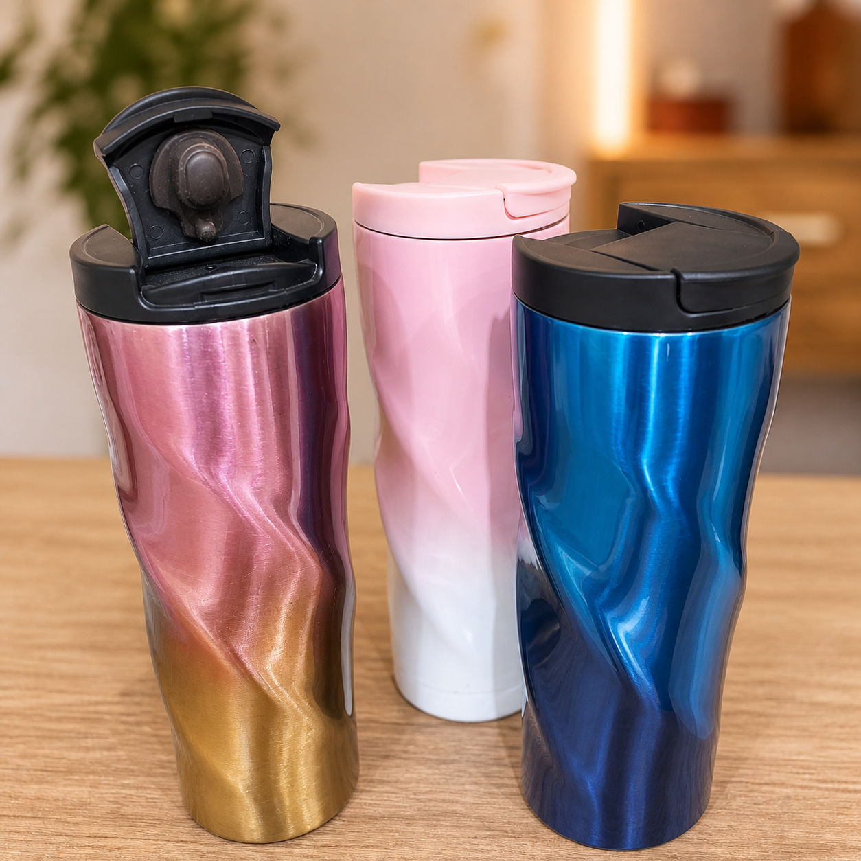 Vaso termico espiralado por mayor - Bazar Mayorista