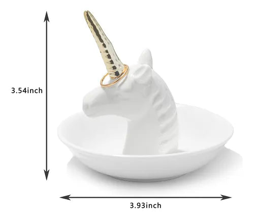Porta anillos y alhajero unicornio por mayor - Bazar Mayorista