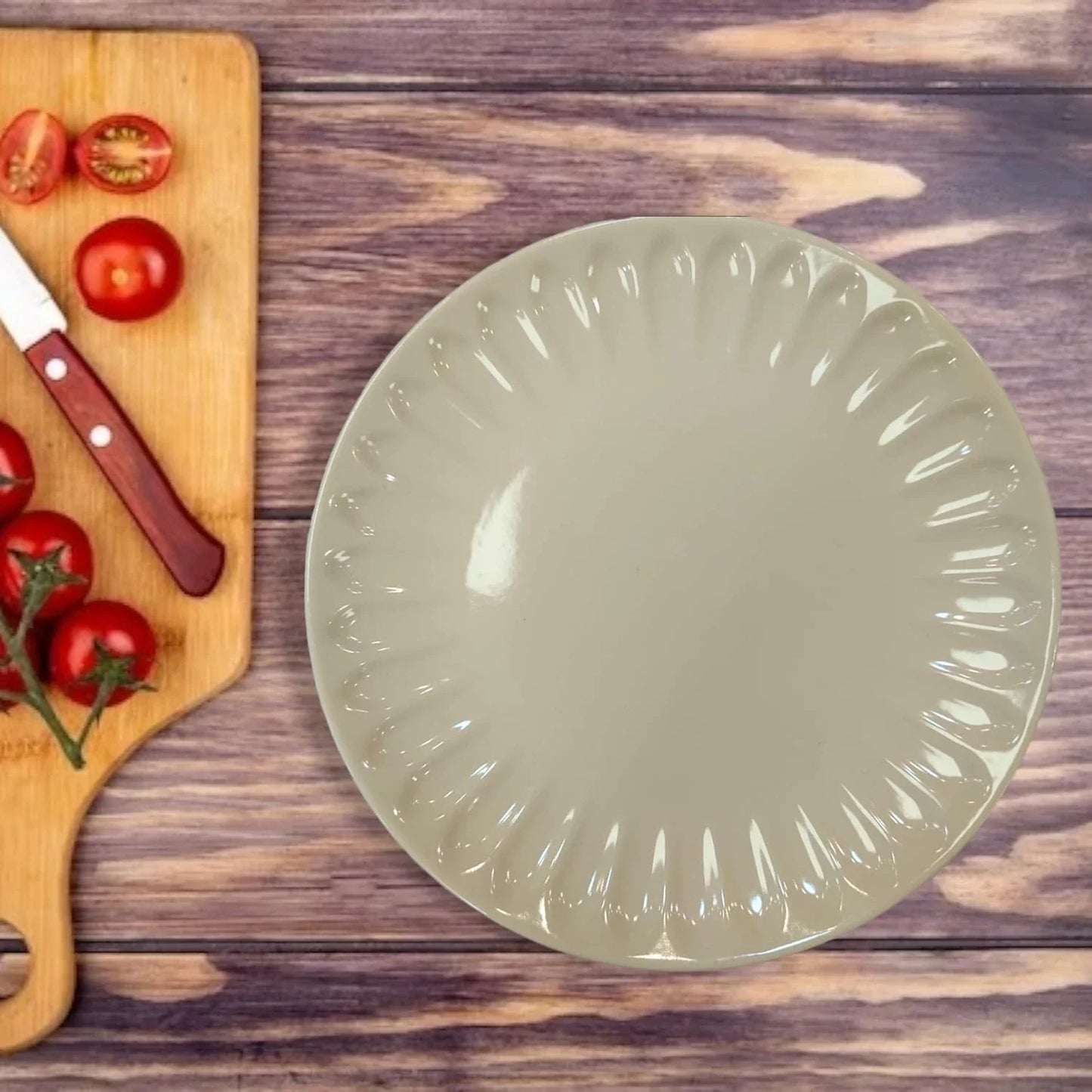 Plato postre badem crema por mayor - Bazar Mayorista