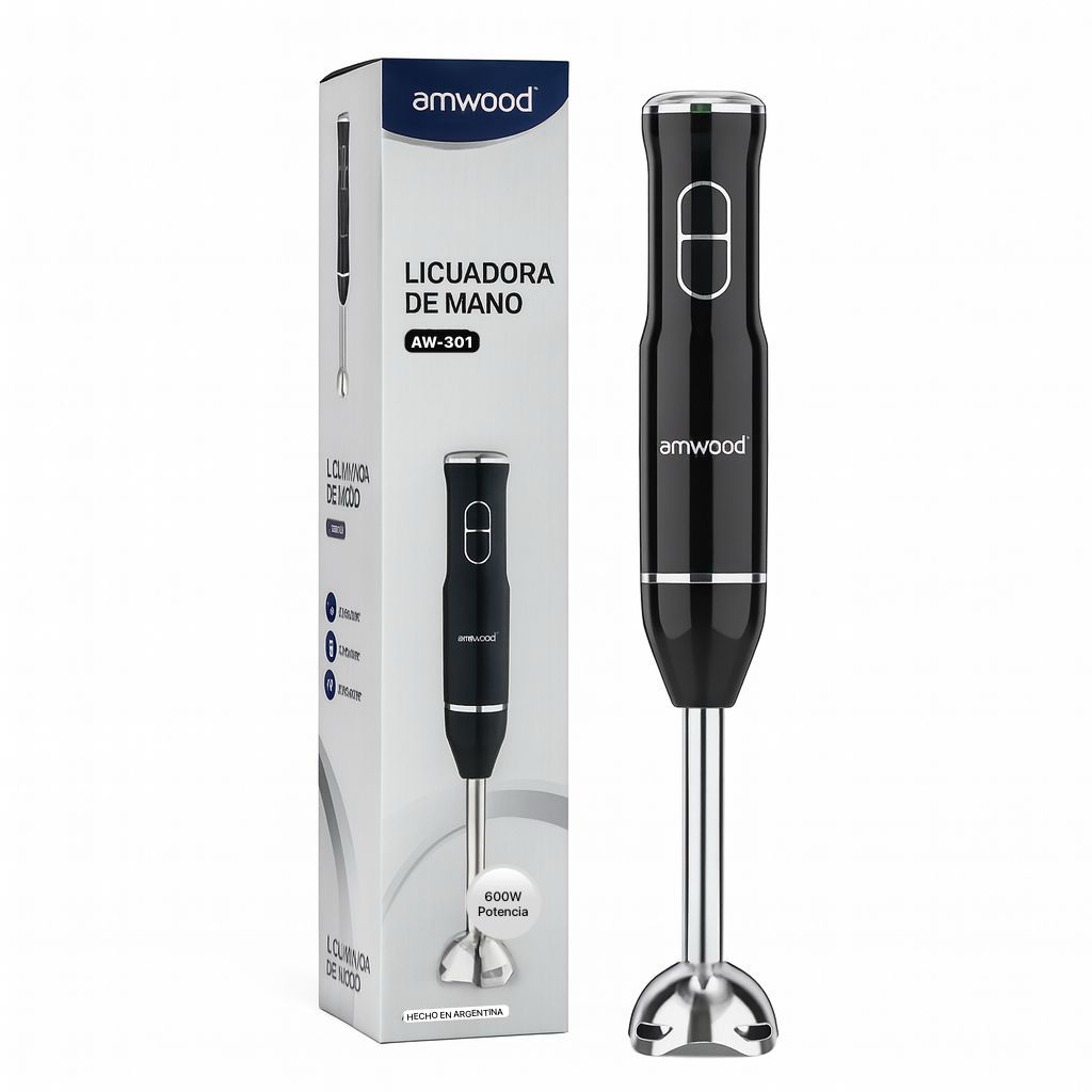 Minipimer amwood metal por mayor - Bazar Mayorista
