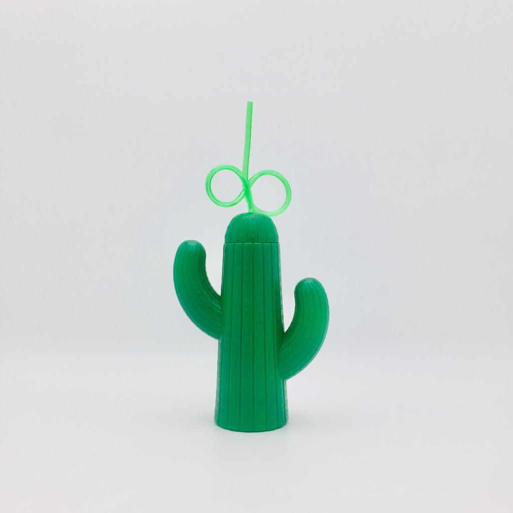 Vaso cactus con sorbete por mayor - Bazar Mayorista