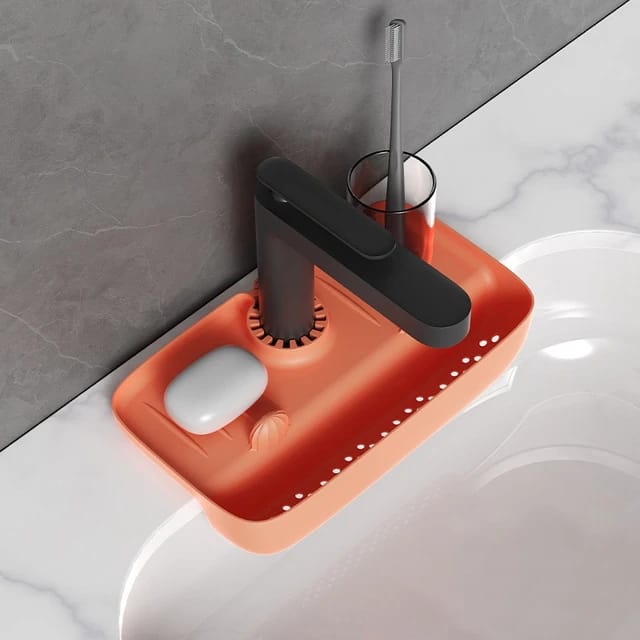 Organizador de baño con contenedor por mayor - Bazar Mayorista
