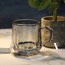 Set de tazas de cafe diamond grey por mayor - Bazar Mayorista