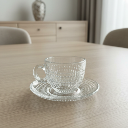 Set x 6 tazas café Dot tornasol por mayor - Bazar Mayorista