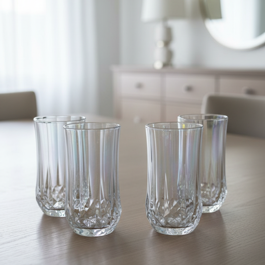 Set x 6 vasos altos Stylo tornasol por mayor - Bazar Mayorista