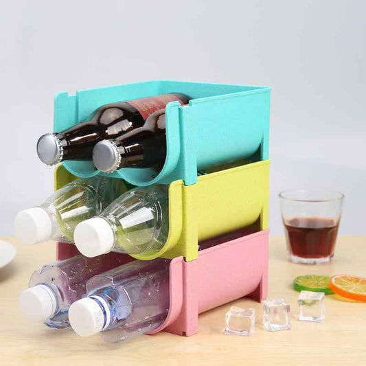 Porta botellas apilable por mayor - Bazar Mayorista