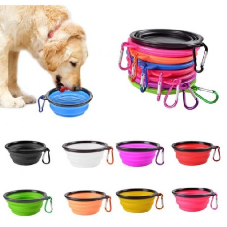 Bebedero plegable para mascota por mayor - Bazar Mayorista