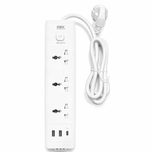 Zapatilla eléctrica con USB por mayor - Bazar Mayorista