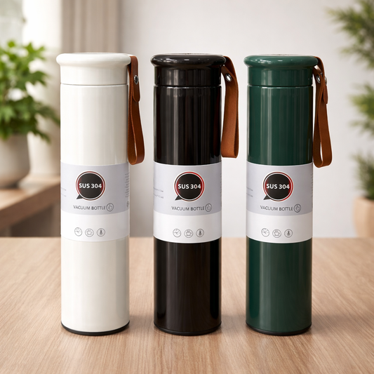 Vaso térmico Shine con correa por mayor - Bazar Mayorista