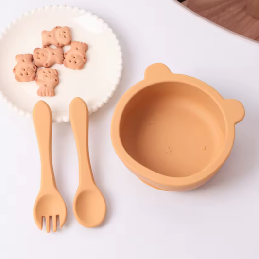 Set Infantil de Silicona x3 por mayor - Bazar Mayorista