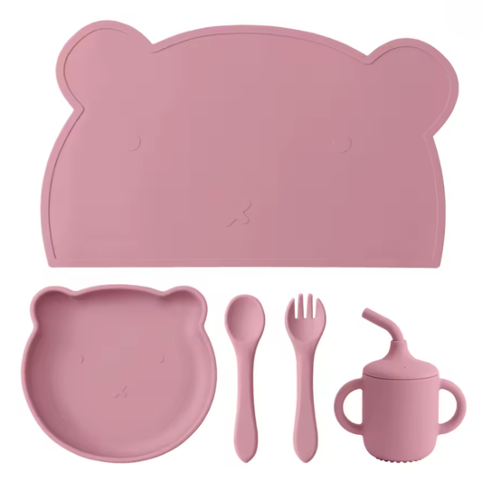 Set Infantil de Silicona x5 por mayor - Bazar Mayorista