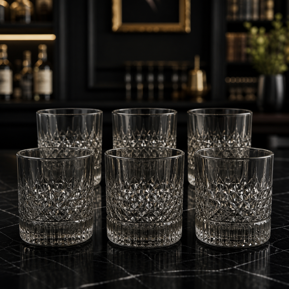RM42-110 - Set x6 vasos Whisky Grey - set x6
