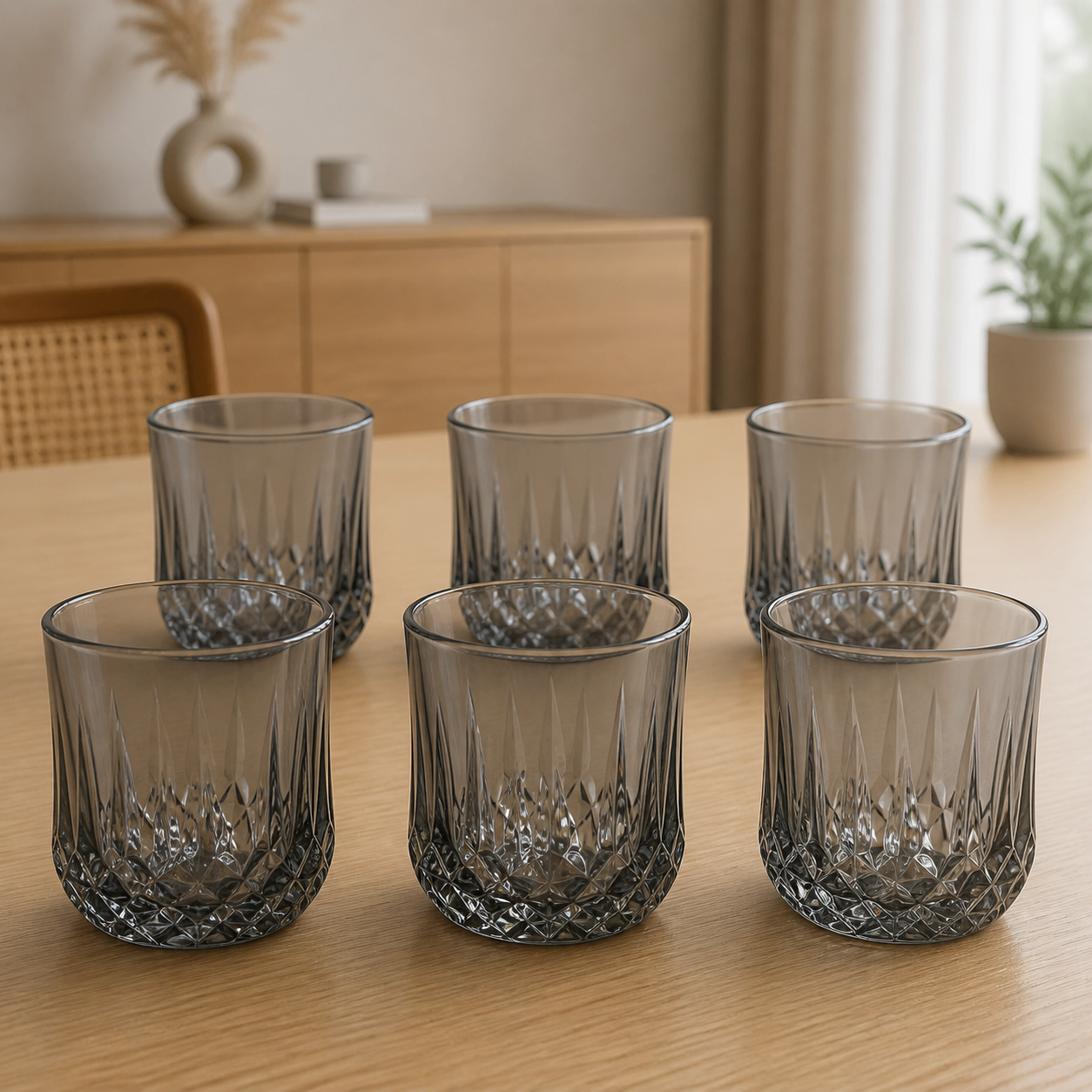 RM42-70 - Set x 6 vasos corto Stylo Grey - set x6