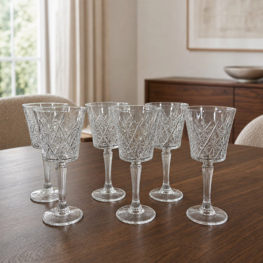 Set x6 Copas de vino Estrella Colorfull