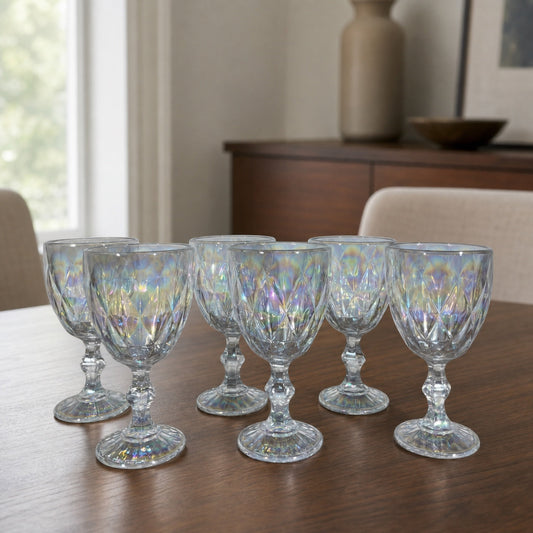 Set x6 Copas de vino Ice Colorfull
