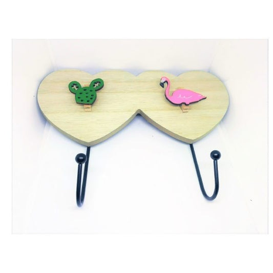 Perchero vintage corazon por mayor - Bazar Mayorista