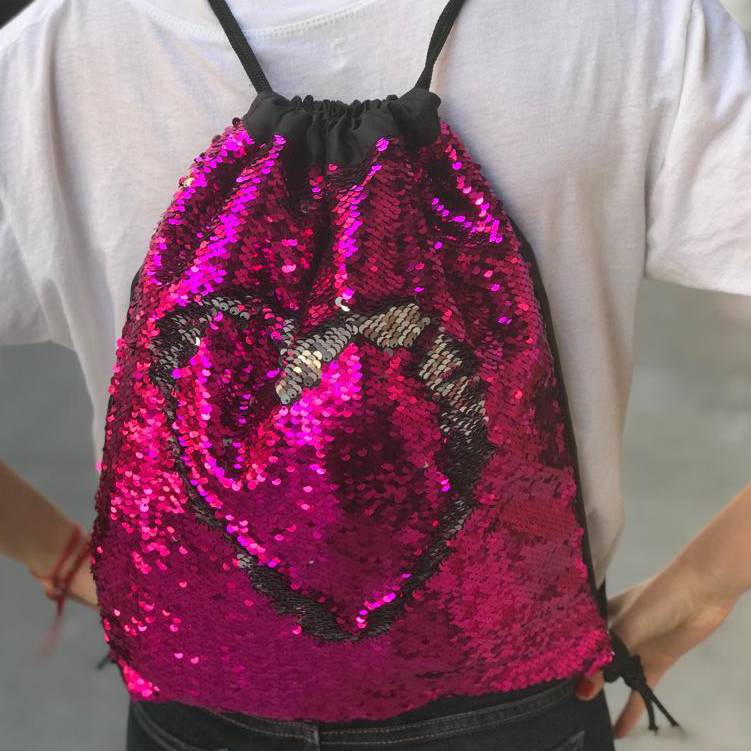 Mochila lentejuelas por mayor - Bazar Mayorista