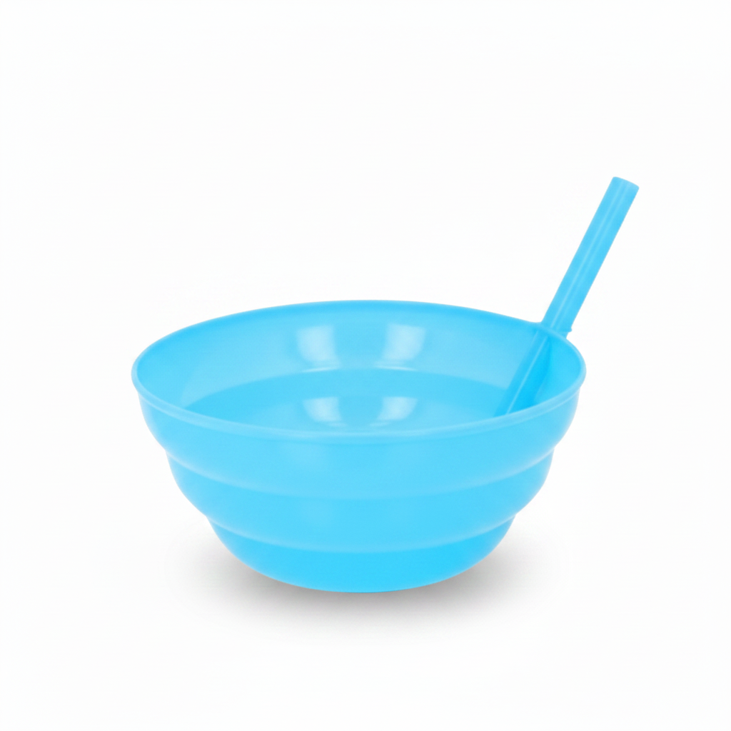 Bowl con sorbete azul