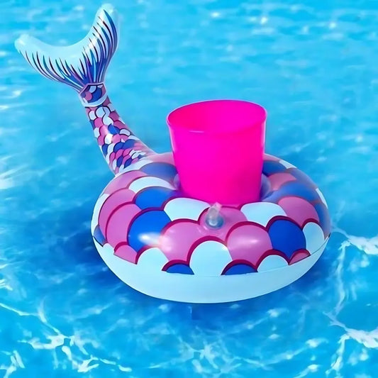 Flotador Inflable para vaso sirena por mayor - Bazar Mayorista