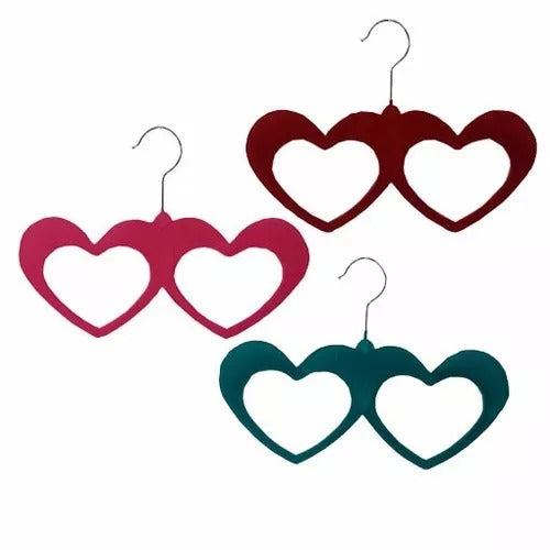 Percha dos corazones por mayor - Bazar Mayorista