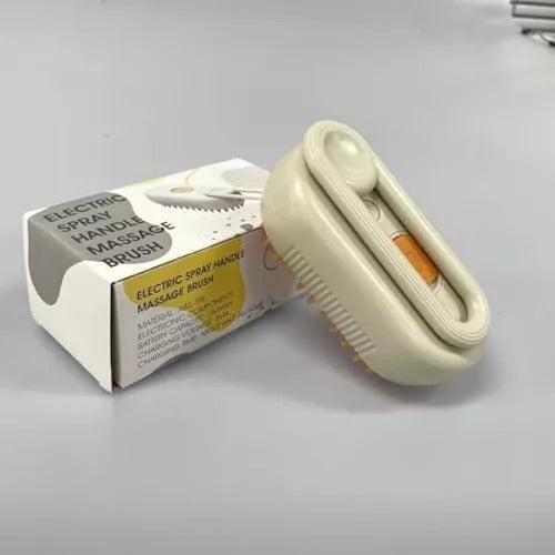 Cepillo para mascotas a vapor con mango por mayor - Bazar Mayorista
