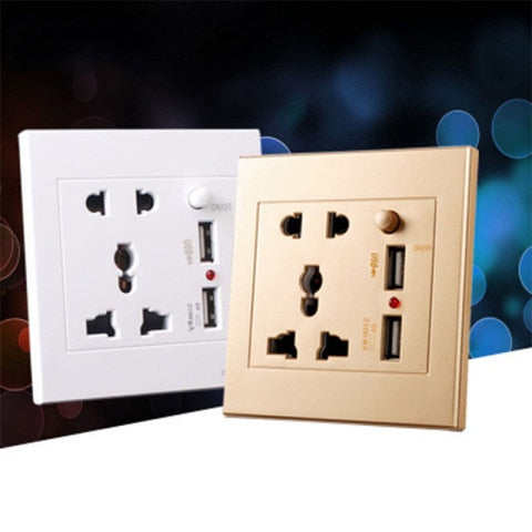 Enchufe con usb por mayor - Bazar Mayorista